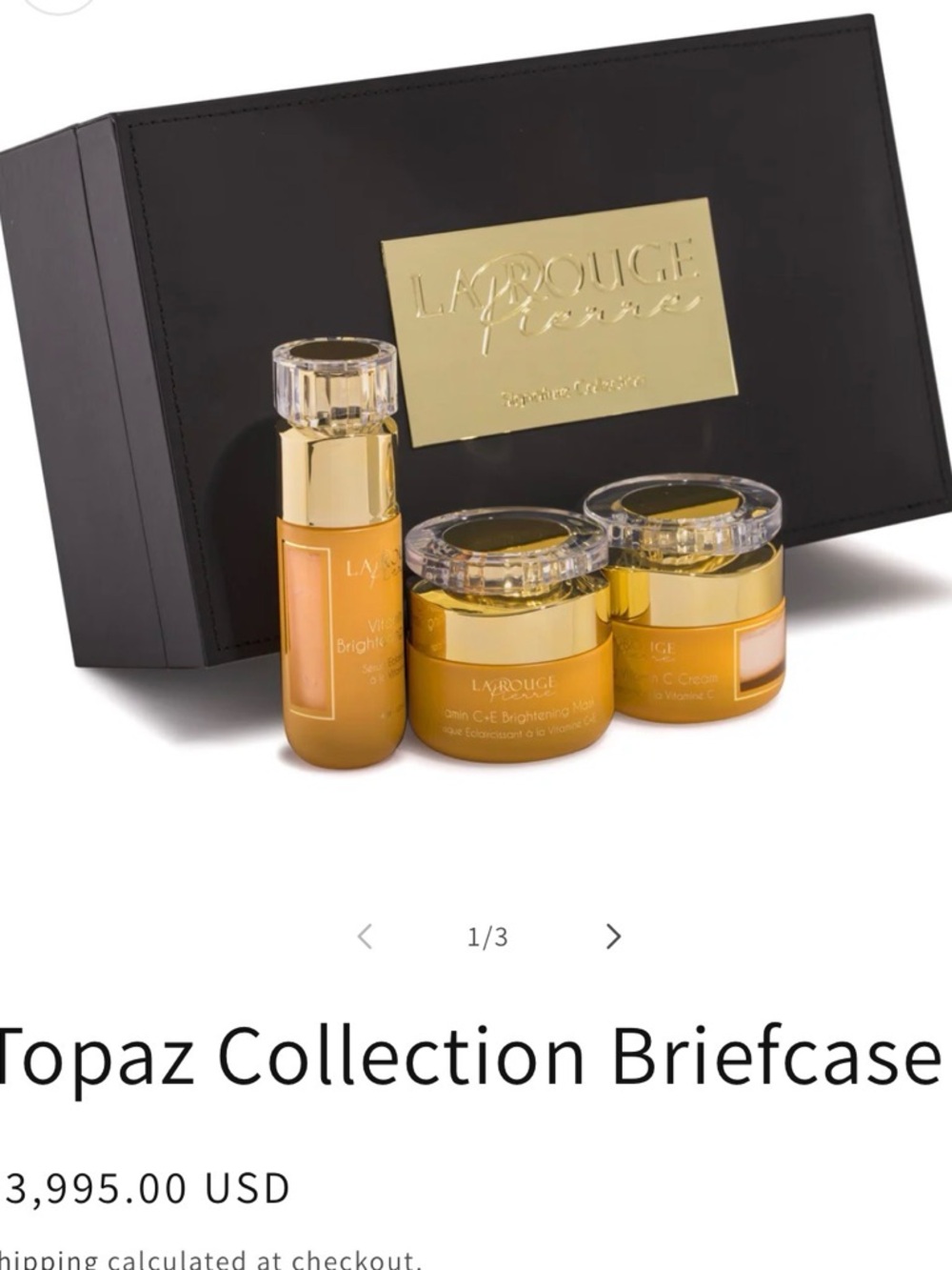 La Rouge Pierre Topaz Collection